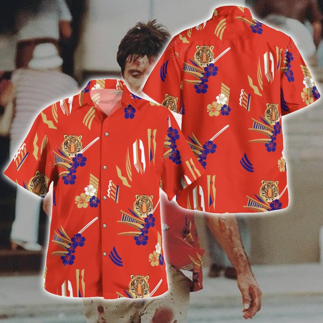 Tony Montana Scarface Hawaiian Shirt Scarface Summer - Etsy