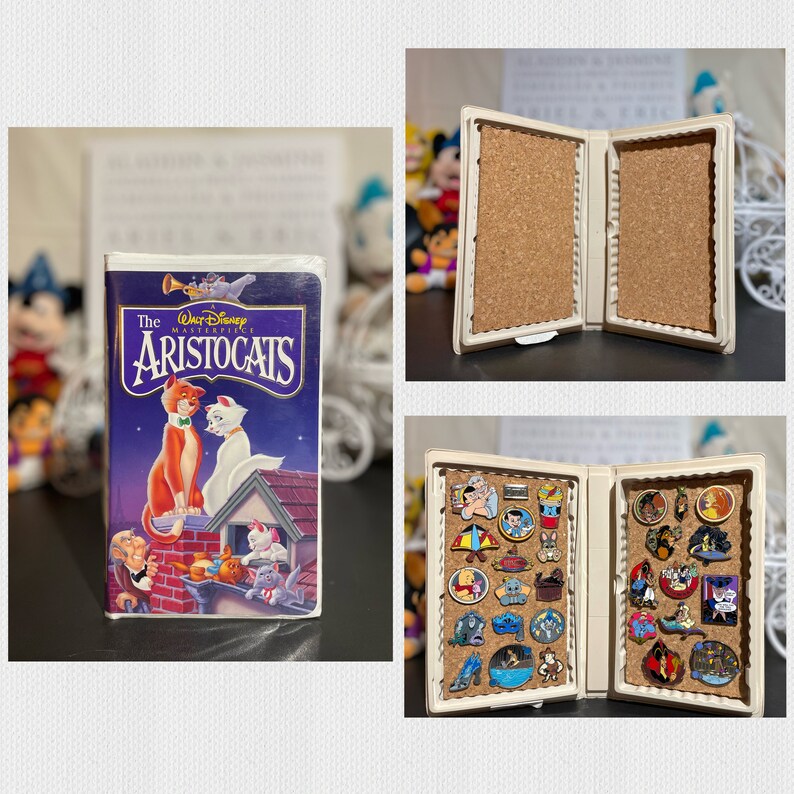 The Aristocats VHS Disney Pin Trading Display Carrying Case Etsy