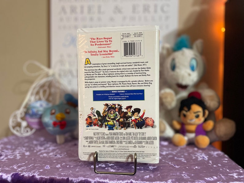 Toy Story 2 VHS Disney Pin Trading Display Carrying Case Etsy