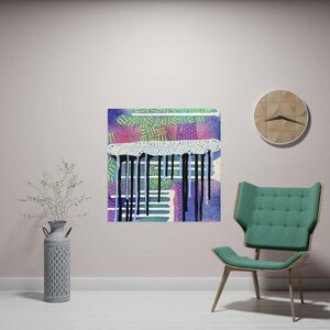 Abstract Art Print, Abstract Wall Art Decor &quot;Stormy&quot;