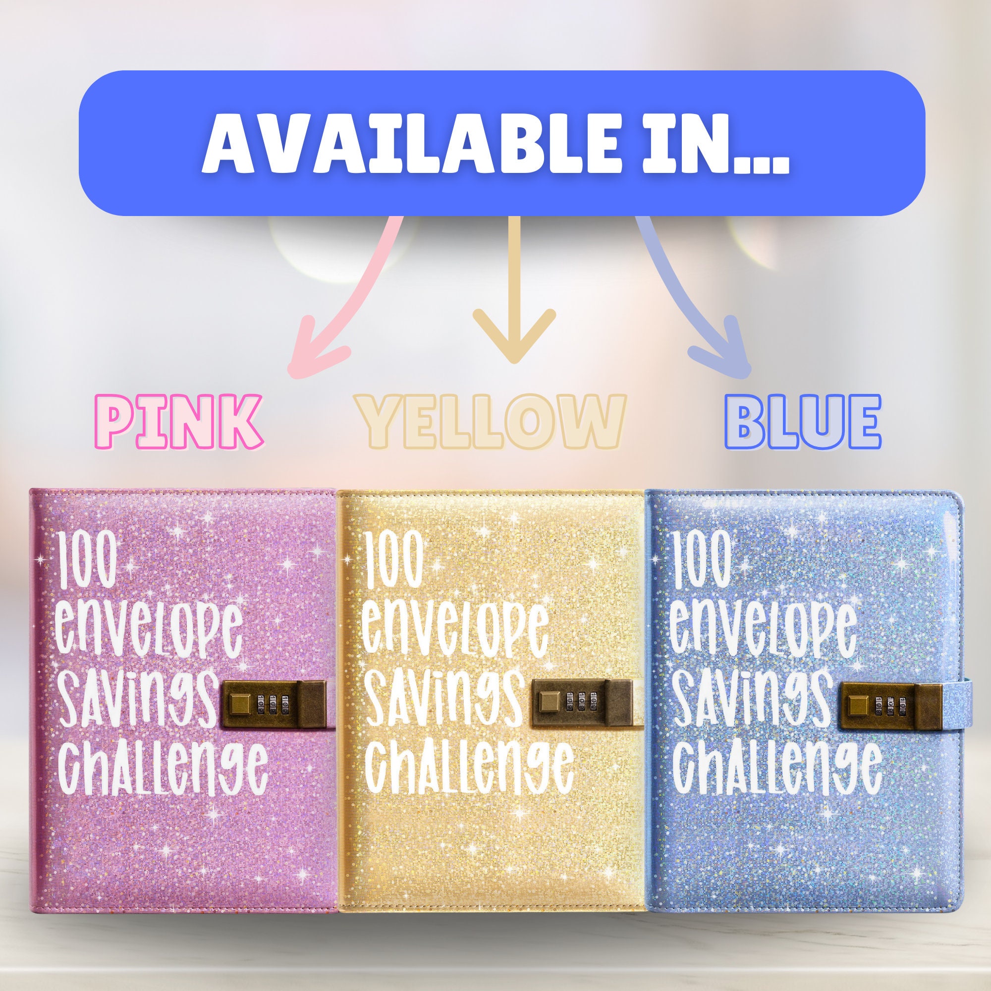 100 envelope challenge kit - Etsy 日本