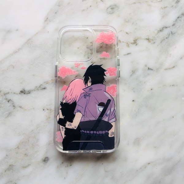 Custom Gift Hand Painted Anime Phone Case | Naruto Sasuke Sakura Phonecase I Sukechi