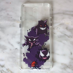 Capa de celular personalizada de anime | Capa de celular Pokémon | Pintura em vidro | Presente de anime | Capa para iPhone | Capa para Android | Samsung Galaxy