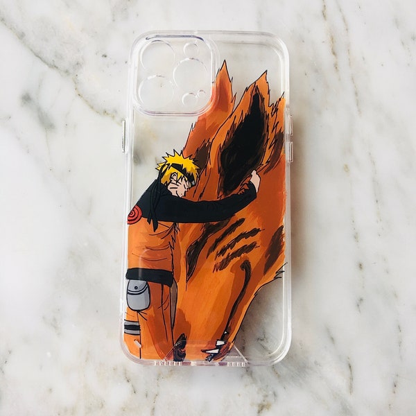 Custom Anime Phone Case | Naruto | Glass Painting | Gift