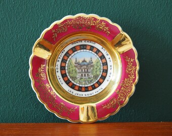 Ashtray Porcelaine d'Art Limoges Monte Carlo