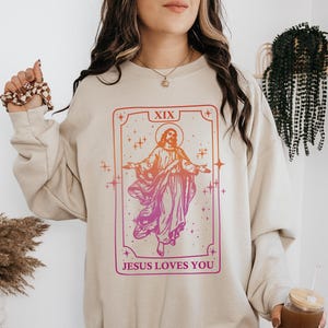 Lesben Pullover Lesben Stolz Subtile Lesben Wlw Sapphic Shirt Lesben Mode subtile Stolz Gay Kleidung Pride Merch Witchy Tarot Karte Shirt
