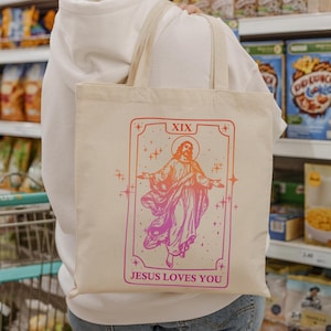 Lesben Tasche Lesbischen Stolz Subtile Lesbische Geschenk Wlw Sapphic Jesus Liebt Dich Lesbische Mode Subtile Pride Gay Kleidung Pride Merch Tarot