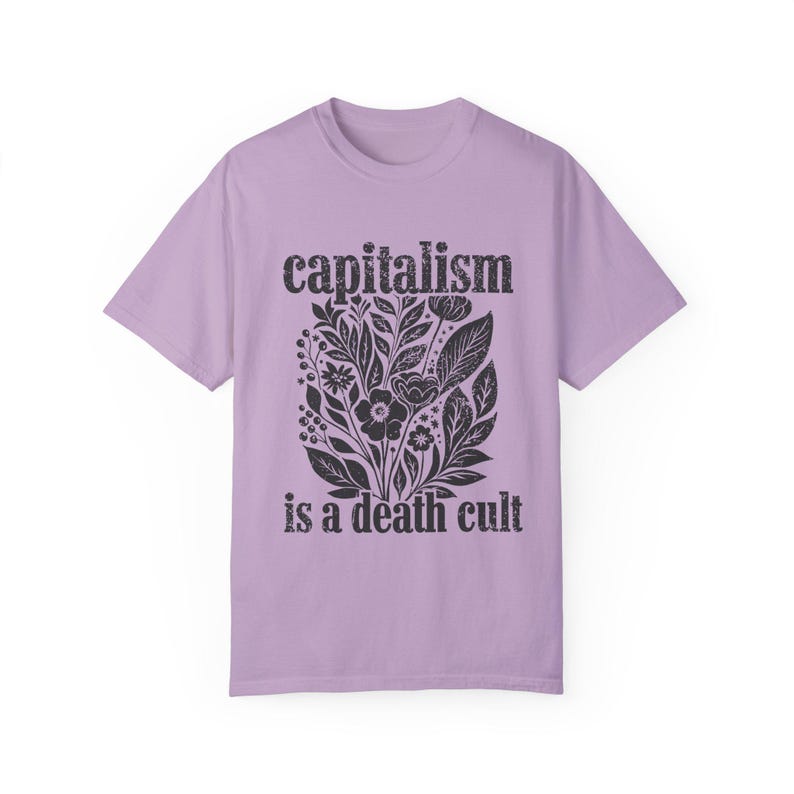 Maglietta Eat The Rich Affonda i ricchi Tassa i ricchi Abbigliamento alternativo Magliette politiche anarchiche Maglietta inappropriata Magliette offensive Grafica vintage immagine 6