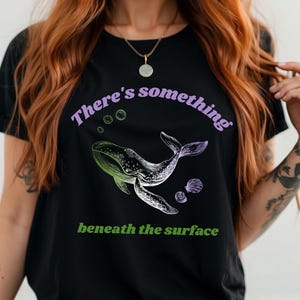 GENDERQUEER SHIRT | Whale Shirt Ecology Shirt Whale Shark Subtle Pride Shirt Gay Clothes Pride Merch Genderfluid Subtle Nonbinary Pride