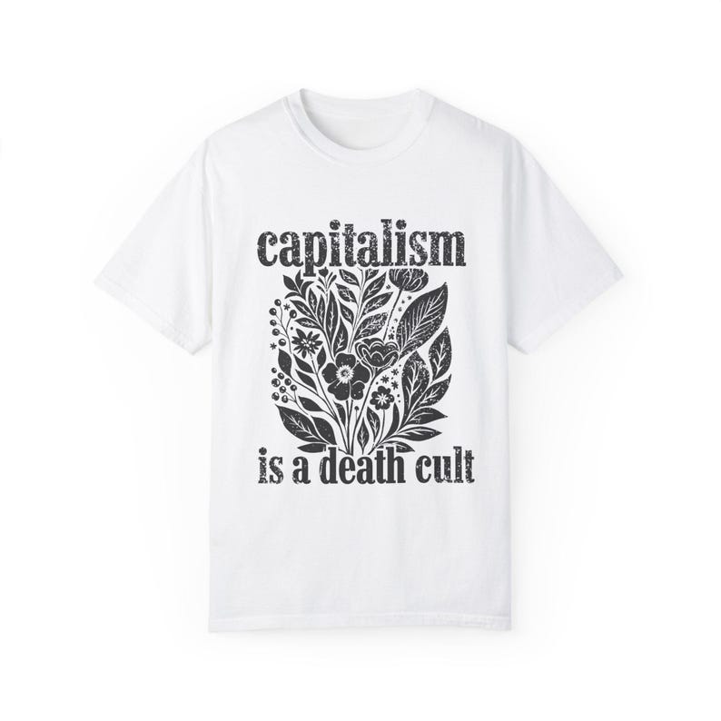 Maglietta Eat The Rich Affonda i ricchi Tassa i ricchi Abbigliamento alternativo Magliette politiche anarchiche Maglietta inappropriata Magliette offensive Grafica vintage immagine 3