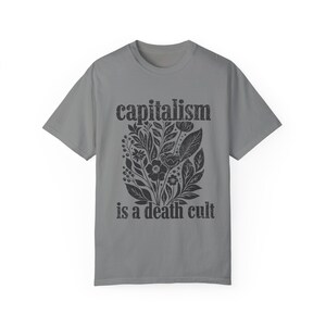 Maglietta Eat The Rich Affonda i ricchi Tassa i ricchi Abbigliamento alternativo Magliette politiche anarchiche Maglietta inappropriata Magliette offensive Grafica vintage immagine 5