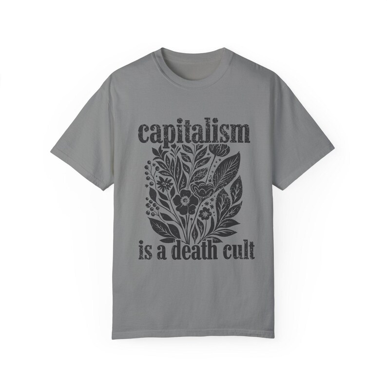 Maglietta Eat The Rich Affonda i ricchi Tassa i ricchi Abbigliamento alternativo Magliette politiche anarchiche Maglietta inappropriata Magliette offensive Grafica vintage immagine 5