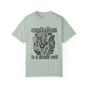 Maglietta Eat The Rich Affonda i ricchi Tassa i ricchi Abbigliamento alternativo Magliette politiche anarchiche Maglietta inappropriata Magliette offensive Grafica vintage immagine 4