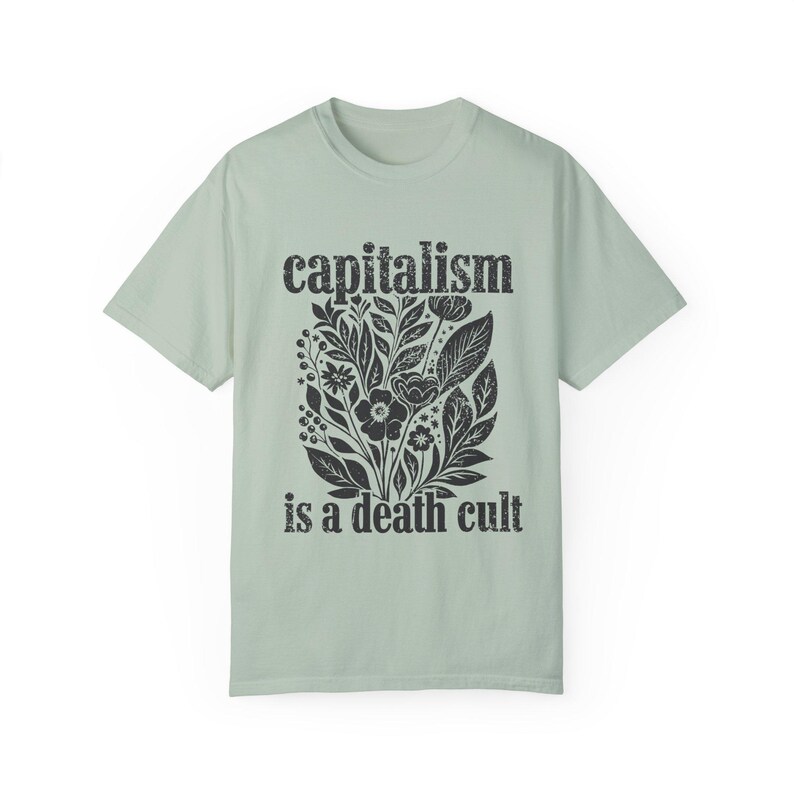 Maglietta Eat The Rich Affonda i ricchi Tassa i ricchi Abbigliamento alternativo Magliette politiche anarchiche Maglietta inappropriata Magliette offensive Grafica vintage immagine 4