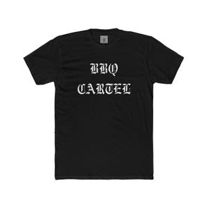 Bbq-kartel, barbecue-T-shirt, Vaderdag-T-shirt, BBQ-T-shirt, BBQ-T-shirt, Bbq Cook, Borststuk, katoenen T-shirt voor heren