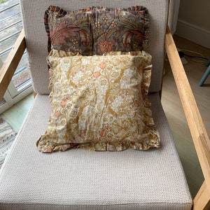 Two Vintage Sandersons/William Morris fabric cushions