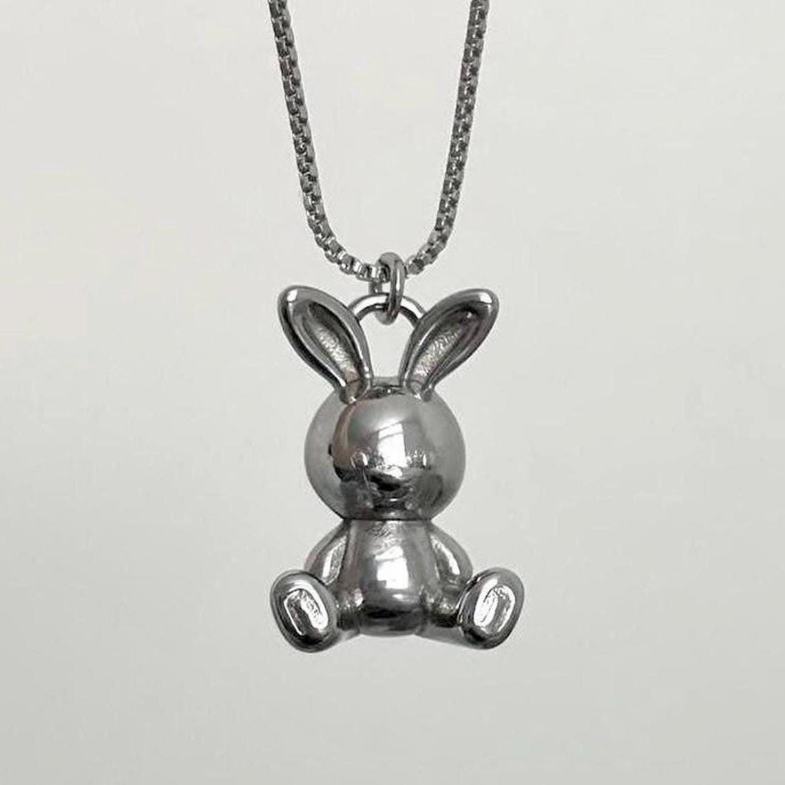Collier Playboy En Acier Inoxydable Argenté Avec Boîte - Neuf Avec étiquettes