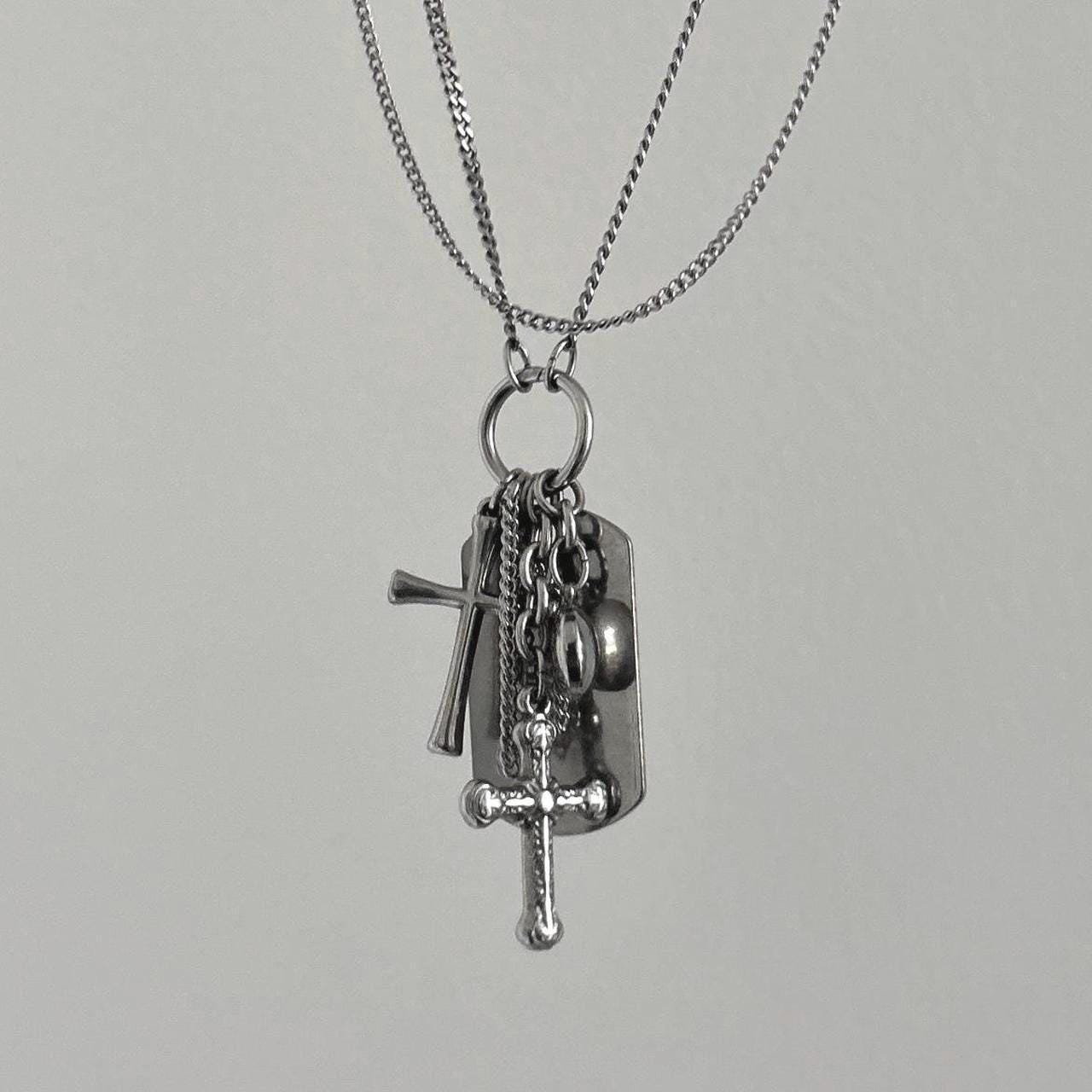 Vivienne westwood necklace dog tag - Etsy 日本