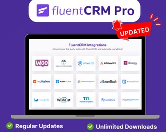 Lifetime FluentCRM Pro | Customer Management Plugin | Latest Version | Premium WordPress Plugin