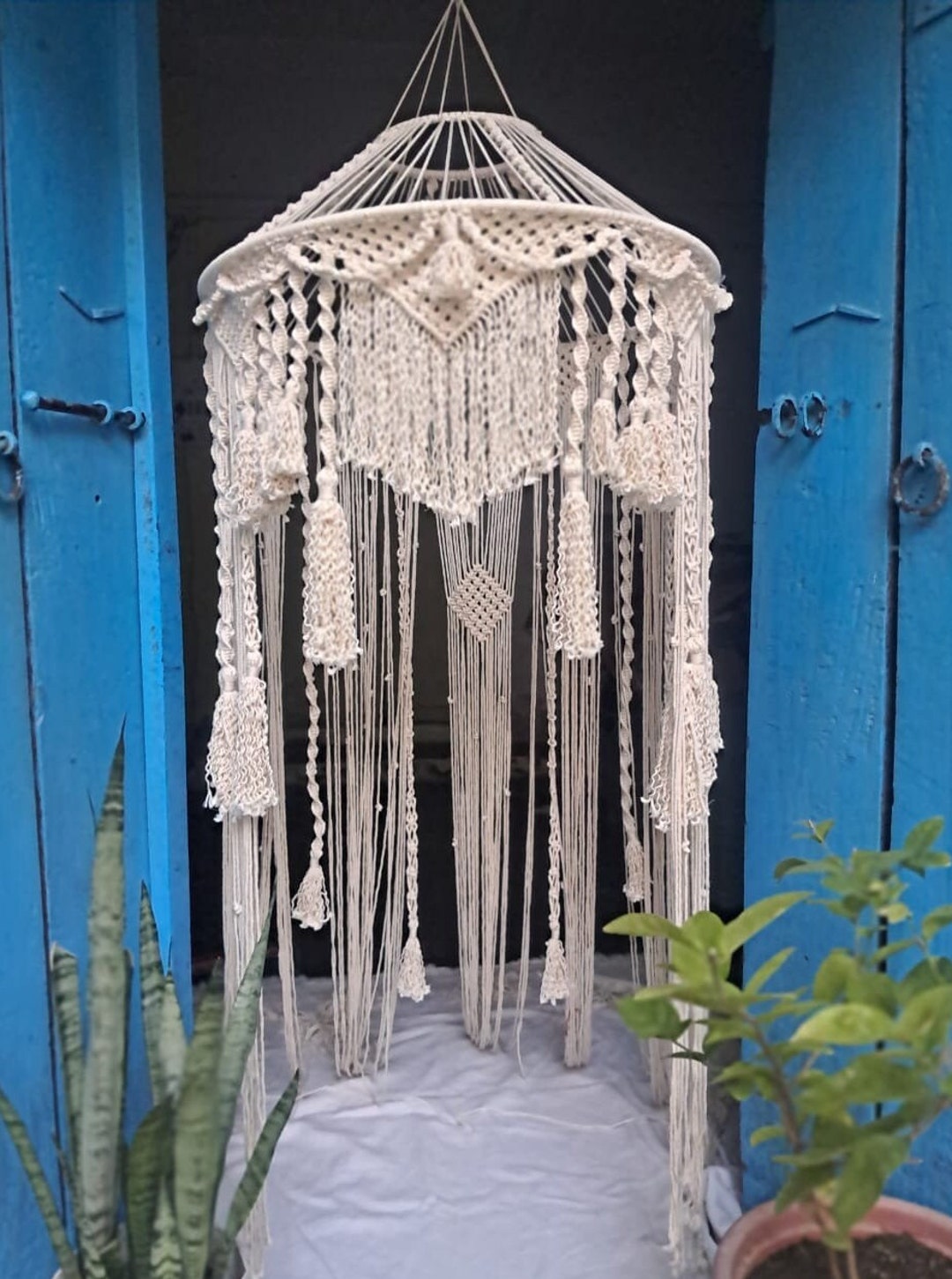 Macramé Canopy Boho Wedding Canopy Wedding Accessories Nursery Etsy