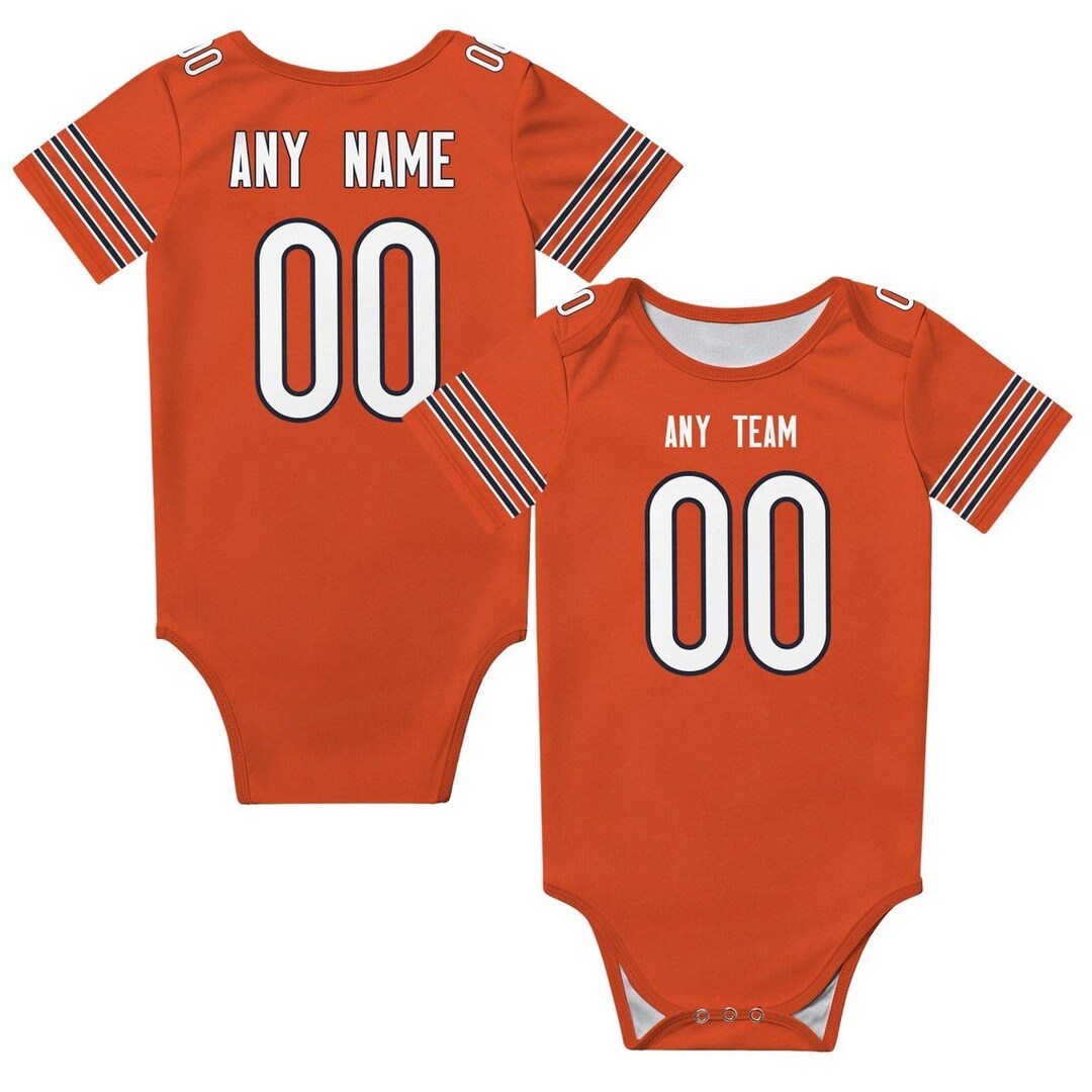Custom Chicago Football Jersey Baby Suit Chicago Football Etsy
