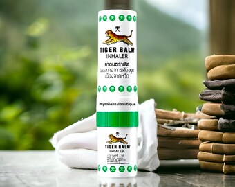 Tiger Balm Menthol Nasal Inhalers - Refreshing and Revitalizing Aromatherapy for On-the-Go Relief - Natural Menthol Sensation