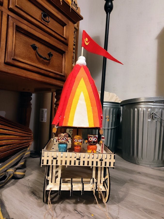 DIY Ratha Yatra Cart Kit/ Children's Jagannath Ratha Yatra Cart ...