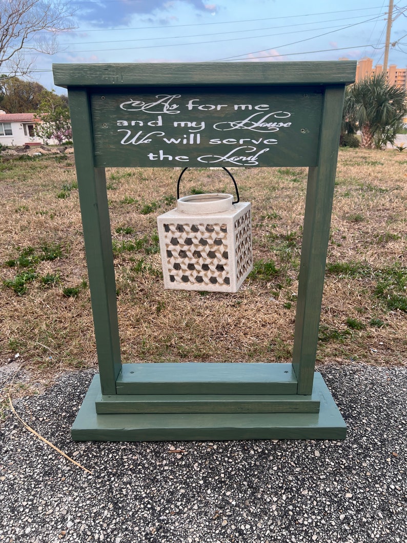 Plant Hanger Lantern Hanger Customized Wood Outdoor Decor Etsy