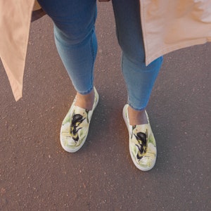 Zapatos de lona sin cordones Bee Productive para mujer