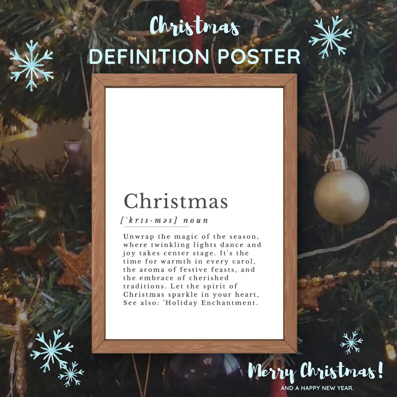 Christmas Art/definition Poster Print /digital Art/ Printable/kerstmis ...
