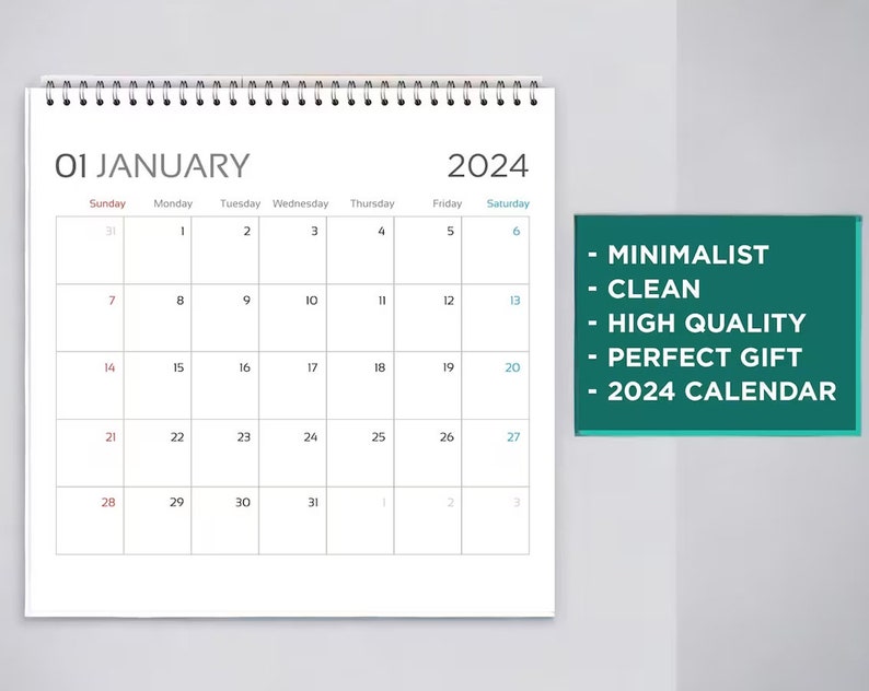 Elvis 2024 Calendar, Presley 2024 Wall Calendar, the King in Concert