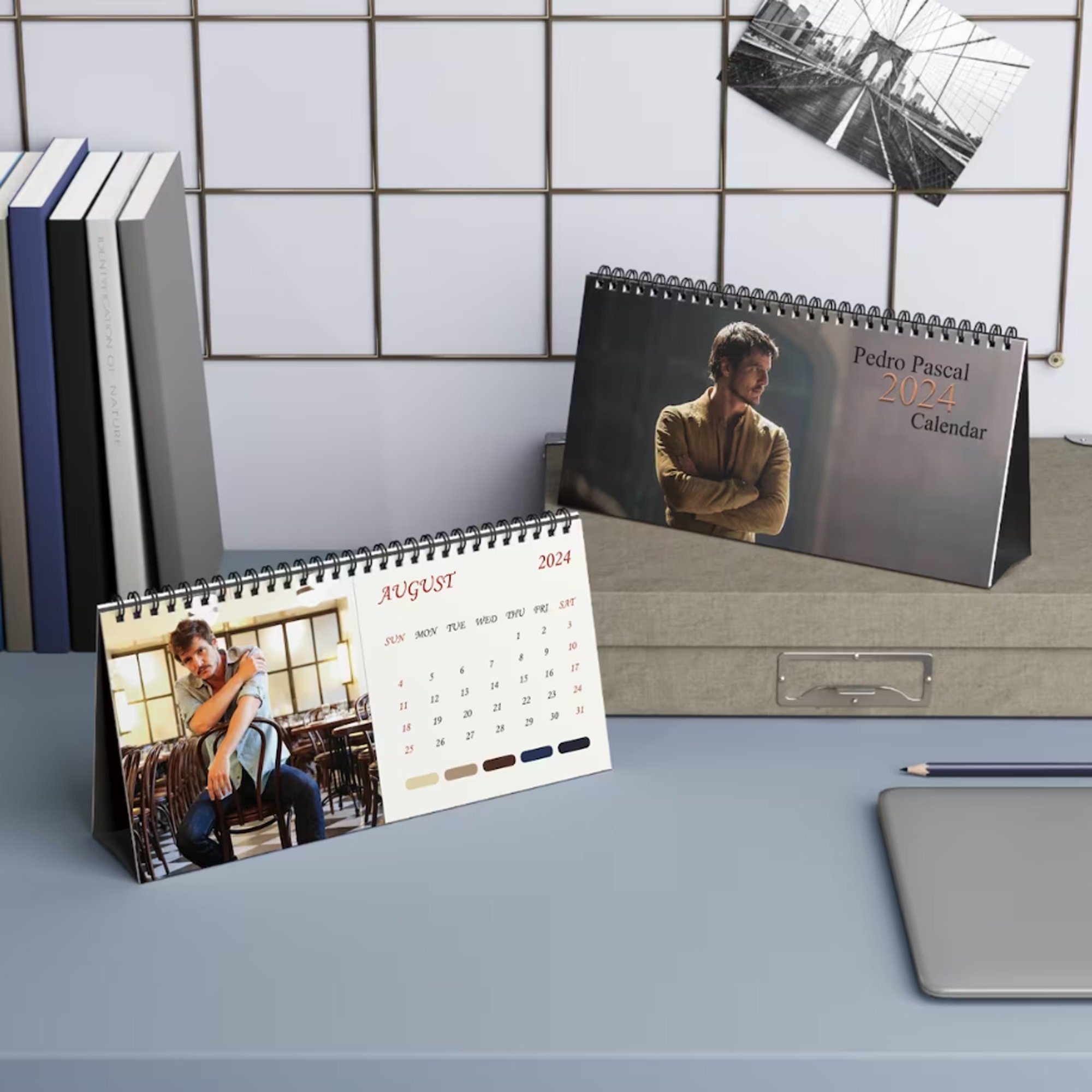 Pedro Pascal 2024 Desk Calendar Pop Culture Calendar sold by Taparo Pedro Pascal 2024 Desk Calendar Pop Culture Calendar sold by Taparo
