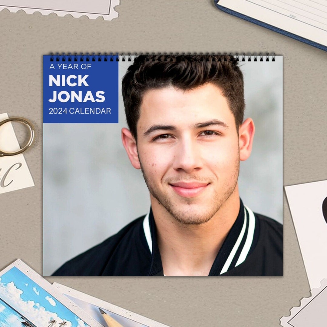 Nick Jonas Calendar 2024, Nick Jonas 2024 Wall Calendar, Wall Calendar