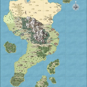 Custom digital maps for Dungeons and Dragons etc
