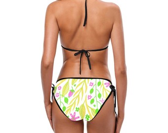 Costume da bagno bikini personalizzato (modello S01)