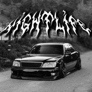 Windshield Banner nightlife - Gothic Style (Night, Decals, Stickers, Cars, JDM, Muscle)