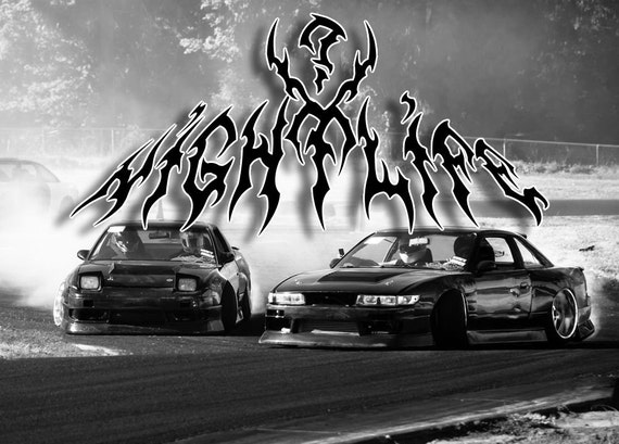 Windshield Banner Nightlife - Gothic Style ? (night, Decals