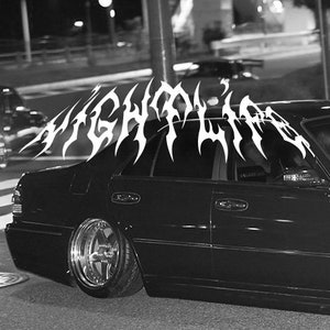 Windshield Banner nightlife - Gothic Style (Night, Decals, Stickers, Cars, JDM, Muscle)