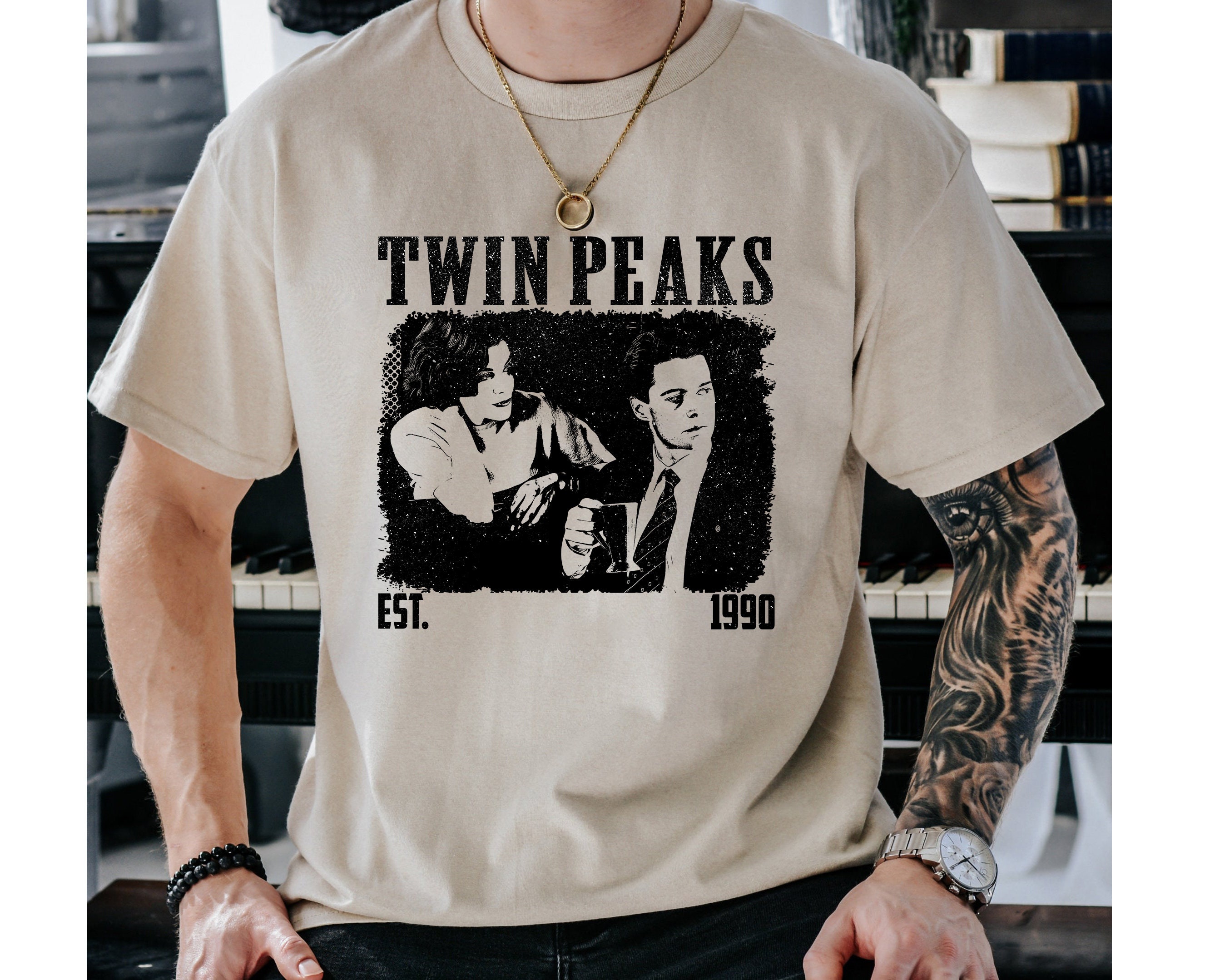 Vintage twin hotsell peaks shirt