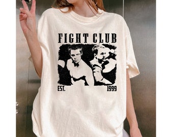 Fight Club Shirt, Fight Club T Shirt, Movie T-Shirt, Vintage Shirt, Midcentury Shirt, Gift For Him, Movie Tee, Retro Shirt, Minimalist Shirt