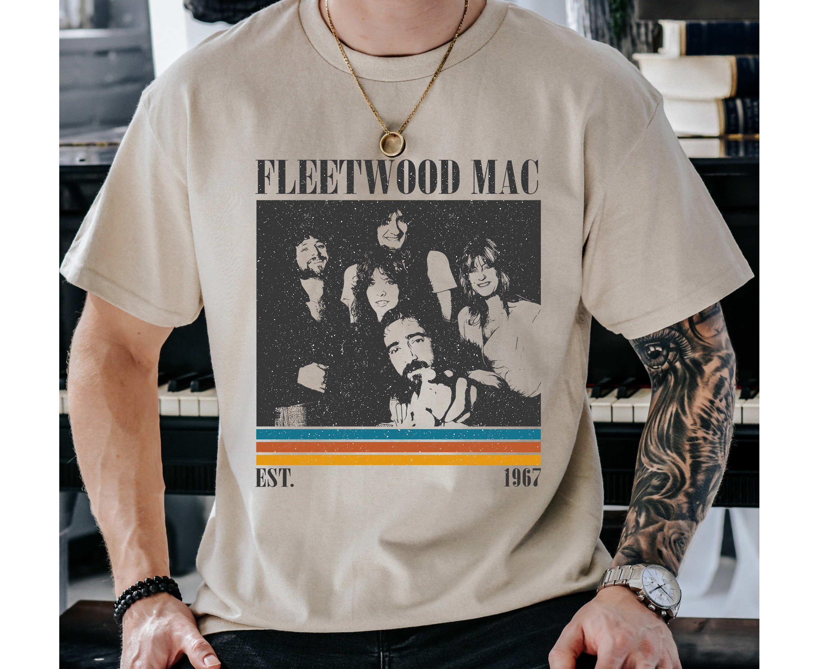 Fleetwood Mac Rock T-shirt Fleetwood Mac Band Shirt - Etsy