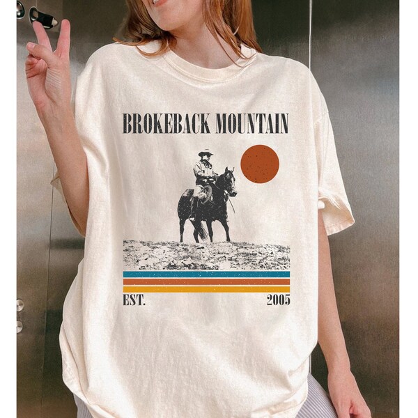 Retro Brokeback Mountain T-Shirt, Brokeback Mountain Movie Shirt, Brokeback Mountain Tees, Brokeback Mountain Sweatshirt, Couples Shirt