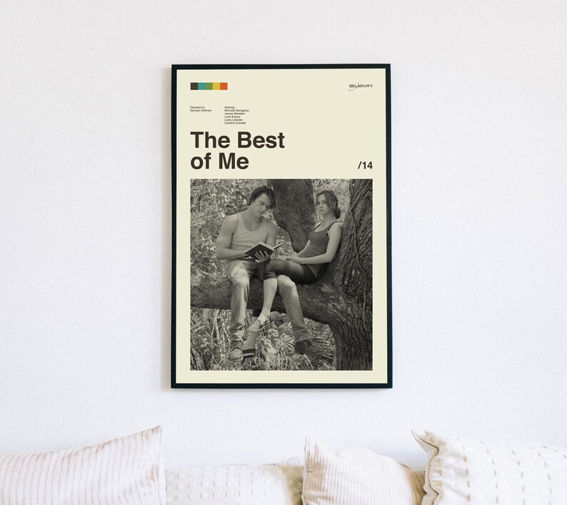 The Best of Me Poster, Michael Hoffman, Vintage Poster, Minimalist Art ...