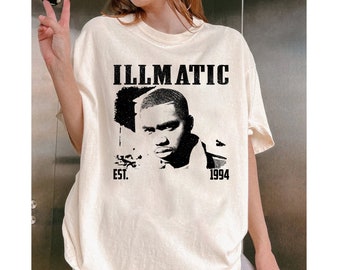 Illmatic - Nas Shirt, Nas Tee, Nas T Shirt, Music Shirt, Album Cover Shirt, Vintage Shirt, Retro T Shirt, Midcentury Shirt, Minimalist Shirt