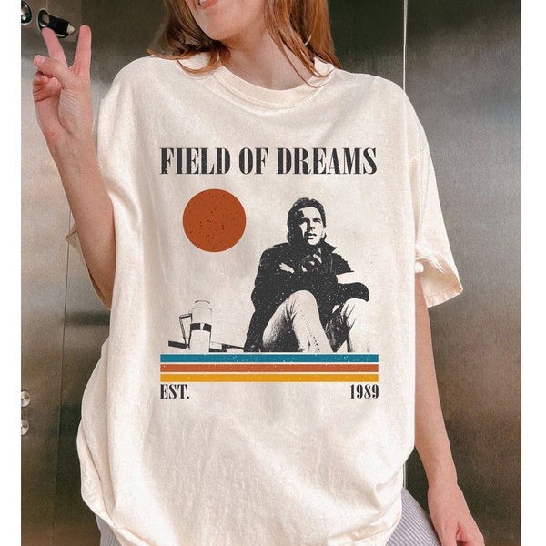 Field of Dreams Shirt, Field of Dreams T Shirt, Movie T-Shirt, Vintage Shirt, Midcentury Shirt, Minimalist Shirt, Movie Tee, Retro Shirt