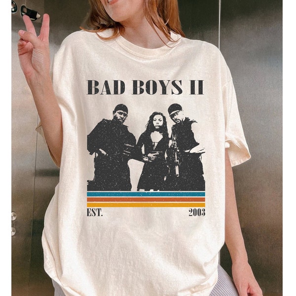 Bad Boys II Shirt, Bad Boys II T Shirt, Movie T Shirt, Vintage Shirt, Midcentury Shirt, Retro Shirt, Minimalist Shirt, Gift For Him