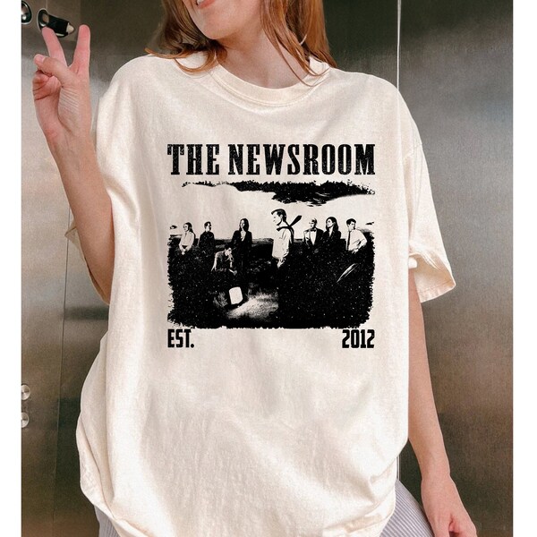 The Newsroom Shirt, The Newsroom T Shirt, The Newsroom Tee, TV Series T Shirt, Movie Shirt, Vintage Shirt, Retro TShirt, Midcentury Shirt,