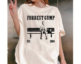 Forrest Gump Shirt, Forrest Gump T Shirt, Forrest Gump Movie Shirt, Movie T-Shirt, Vintage Shirt, Midcentury Shirt, Retro T Shirt, Movie Tee