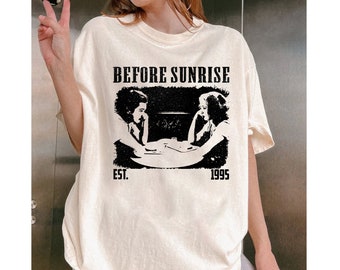 Before Sunrise Shirt, Before Sunrise T Shirt, Movie T-Shirt, Vintage Shirt, Midcentury Shirt, Gift For Him, Movie Tee, Retro Shirt