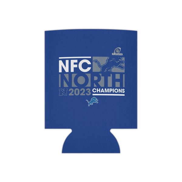 Detroit Lions 2023 NFC North Division Champions Koozie